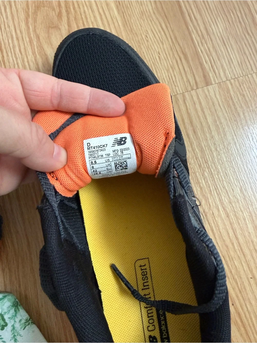 New Balance wear cushioned shoes